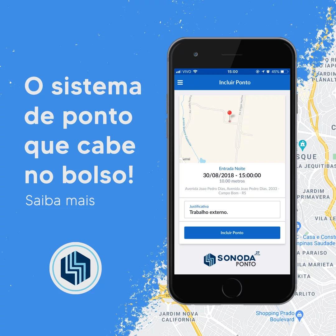 O sistema de ponto que cabe no bolso